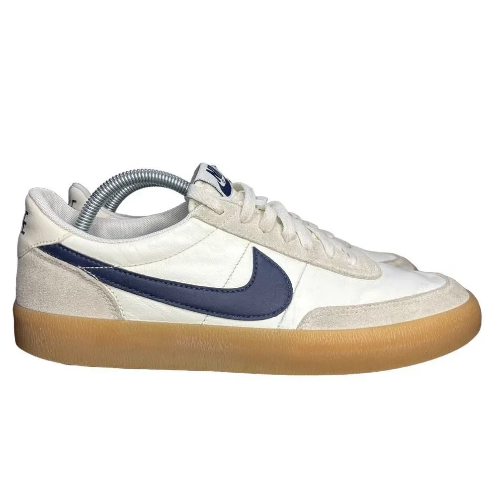Nike Killshot 2 Leather Midnight Navy Sail Gum Yellow 432997-107 Mens 9.5